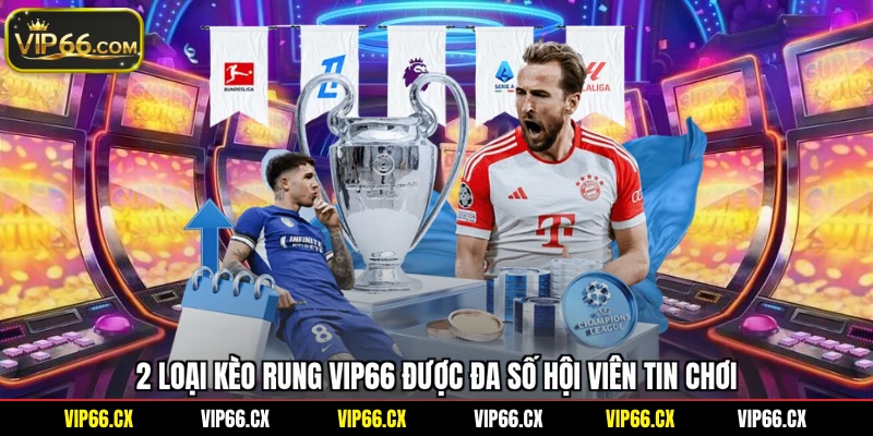 2 loại kèo rung Vip66 được đa số hội viên tin chơi