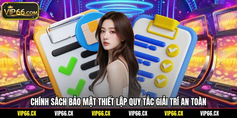 Chính sách bảo mật thiết lập quy tắc giải trí an toàn