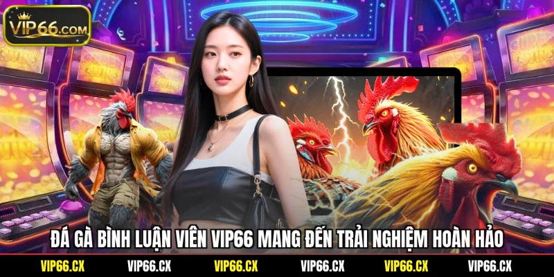 Đá gà bình luận viên Vip66 mang đến trải nghiệm hoàn hảo